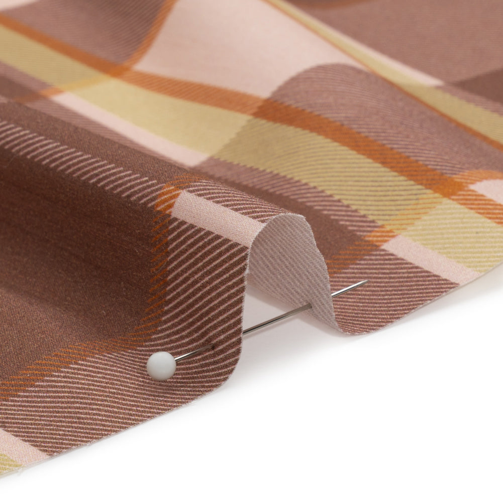 Mood Exclusive Rust Loch Lomond Cotton Poplin Detail Mood Exclusive Rust Loch Lomond Cotton Poplin Detail