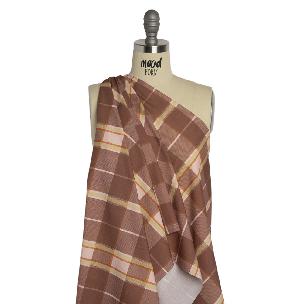 Mood Exclusive Rust Loch Lomond Cotton Poplin Drape Mood Exclusive Rust Loch Lomond Cotton Poplin Drape