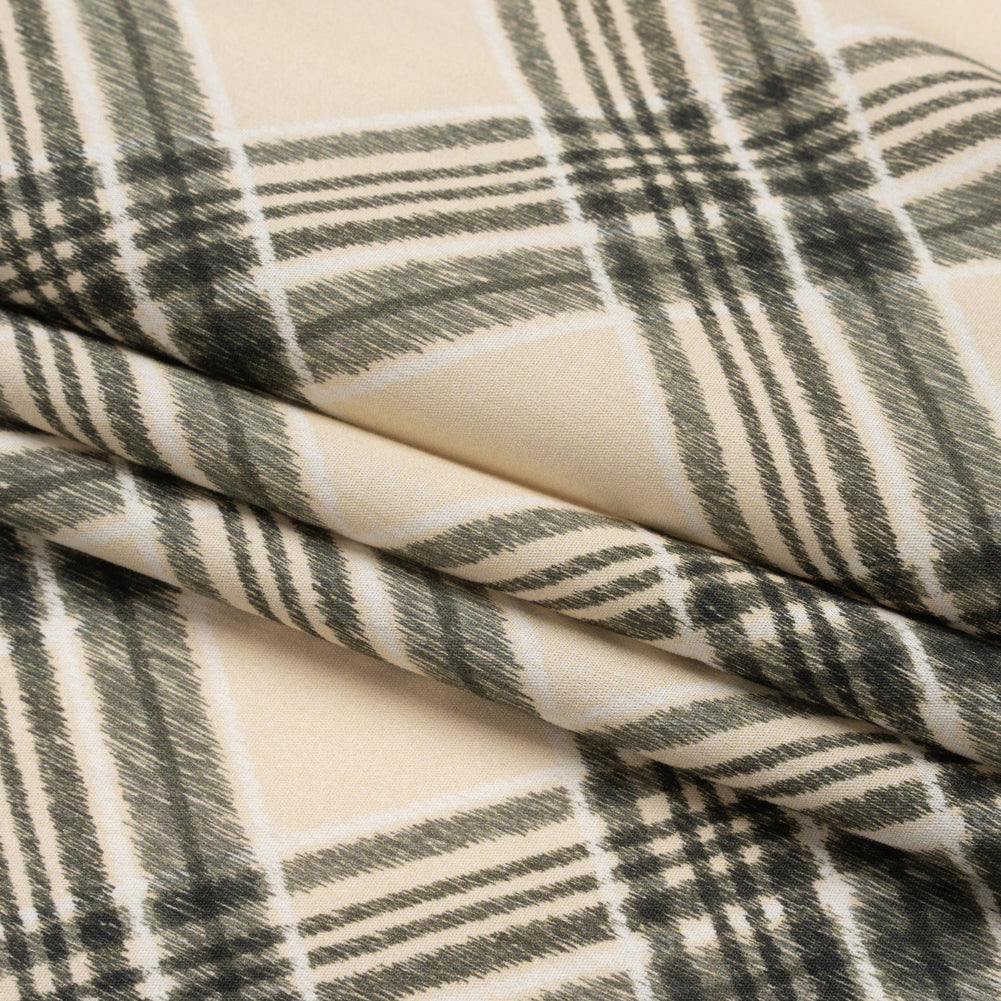 Mood Exclusive Beige Argyle Anyone Cotton Poplin Folded Mood Exclusive Beige Argyle Anyone Cotton Poplin Folded