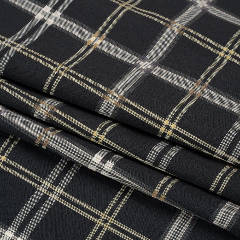 Mood Exclusive Black Bonnie Banks Cotton Poplin Folded Mood Exclusive Black Bonnie Banks Cotton Poplin Folded