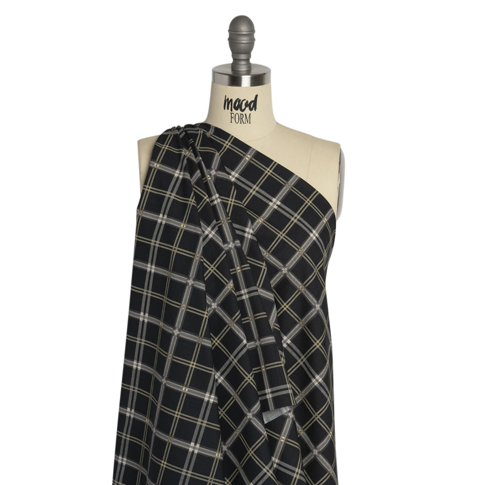 Mood Exclusive Black Bonnie Banks Cotton Poplin Drape Mood Exclusive Black Bonnie Banks Cotton Poplin Drape