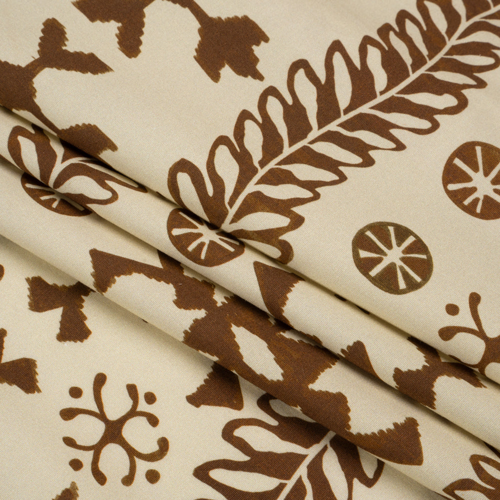 Mood Exclusive Pine Needlework Stretch Cotton Poplin Folded Mood Exclusive Pine Needlework Stretch Cotton Poplin Folded