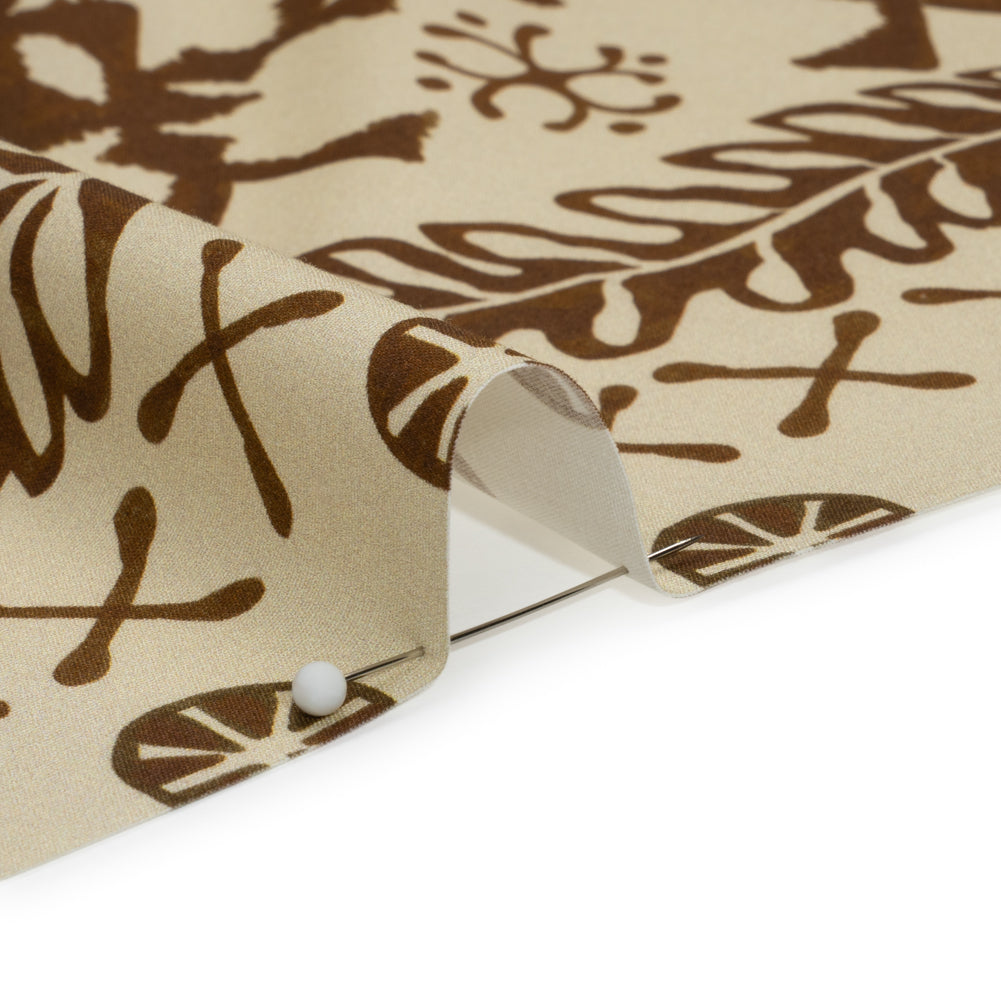 Mood Exclusive Pine Needlework Stretch Cotton Poplin Detail Mood Exclusive Pine Needlework Stretch Cotton Poplin Detail