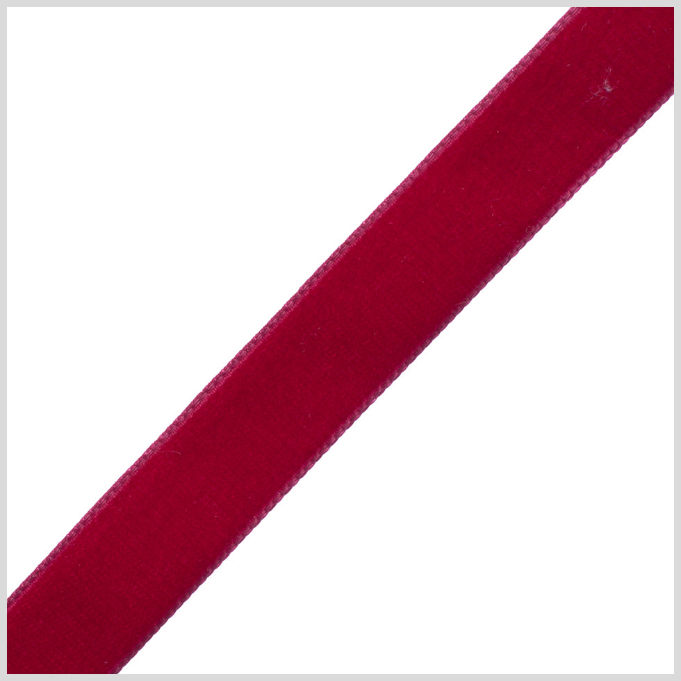 0.625" Wine Nylon Velvet Ribbon 0.625" Wine Nylon Velvet Ribbon
