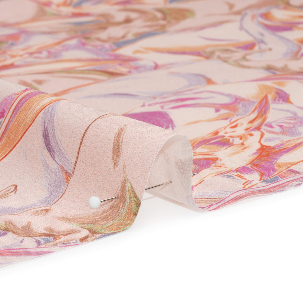 Stretch Cotton Poplin Print - Pink Dinosaurs - Mood Exclusive History in Pink Detail Stretch Cotton Poplin Print - Pink Dinosaurs - Mood Exclusive History in Pink Detail