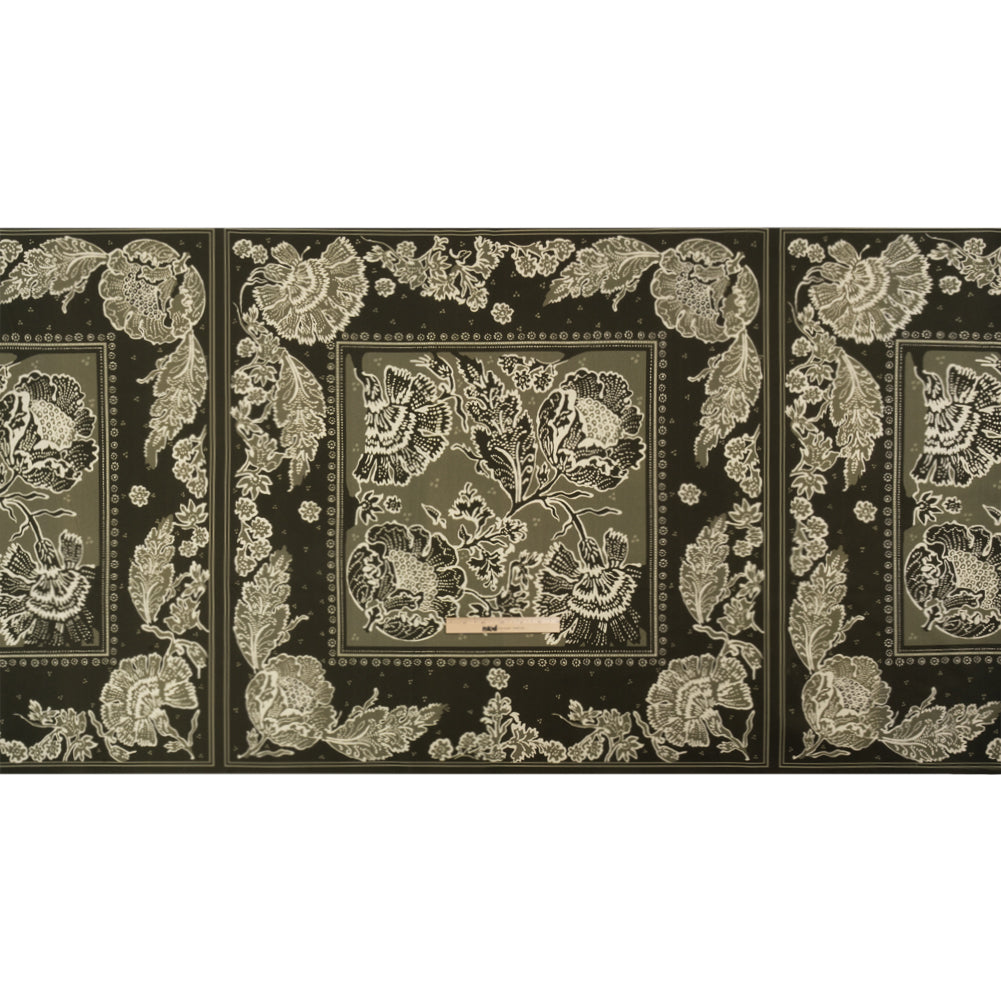 Stretch Cotton Twill Panel - Olive Floral Blocks - Mood Exclusive Maple Hill Heights Full Stretch Cotton Twill Panel - Olive Floral Blocks - Mood Exclusive Maple Hill Heights Full