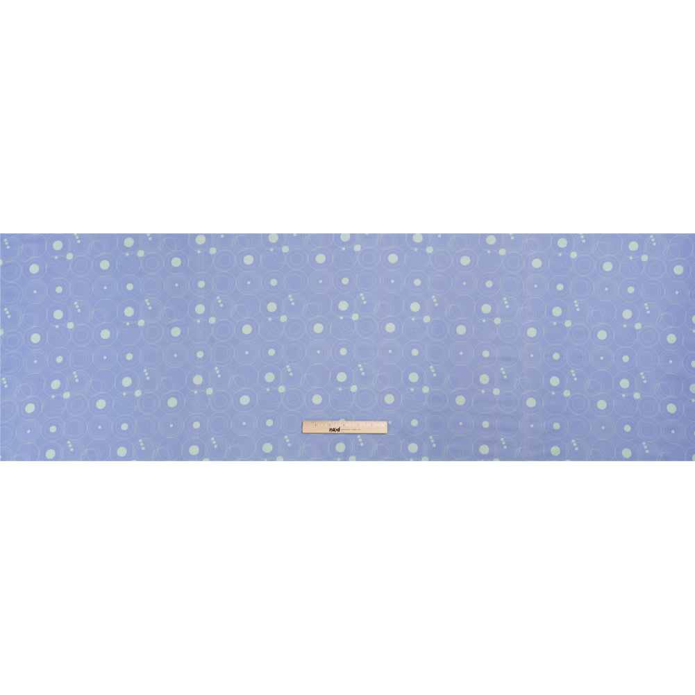 Mood Exclusive Blue Planetary Place Stretch Sustainable Rayon Batiste Drape Mood Exclusive Blue Planetary Place Stretch Sustainable Rayon Batiste Drape