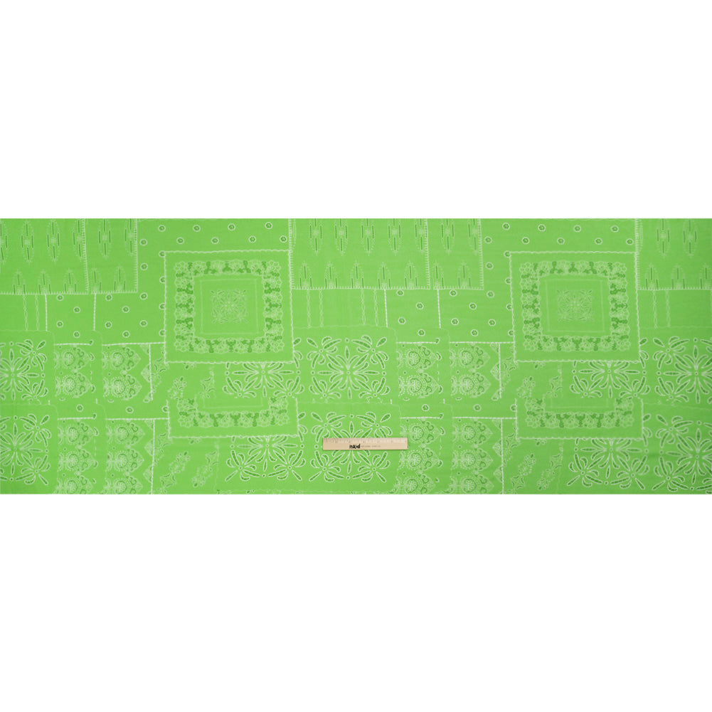 Mood Exclusive Lime Reimagined Rodeo Viscose Georgette Full Mood Exclusive Lime Reimagined Rodeo Viscose Georgette Full