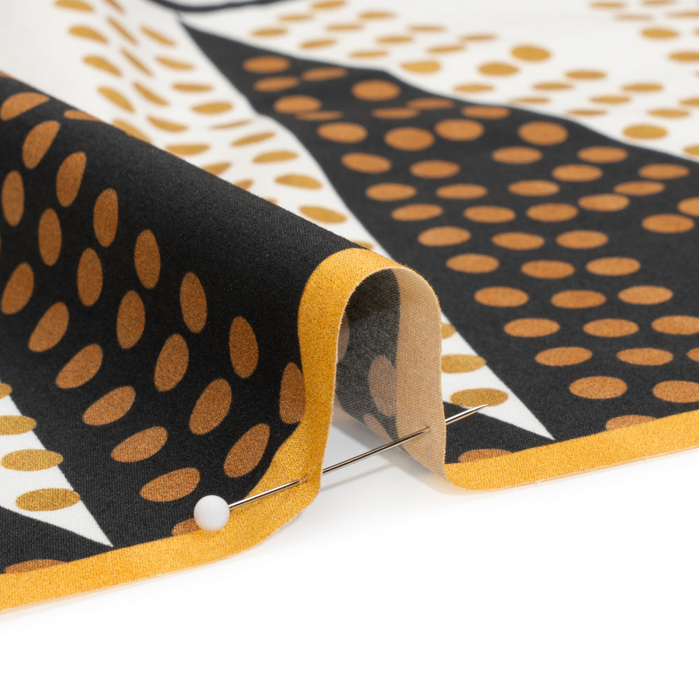 Cotton Poplin Panel - Goldenrod Geometric and Floral - Mood Exclusive Link Up Detail Cotton Poplin Panel - Goldenrod Geometric and Floral - Mood Exclusive Link Up Detail