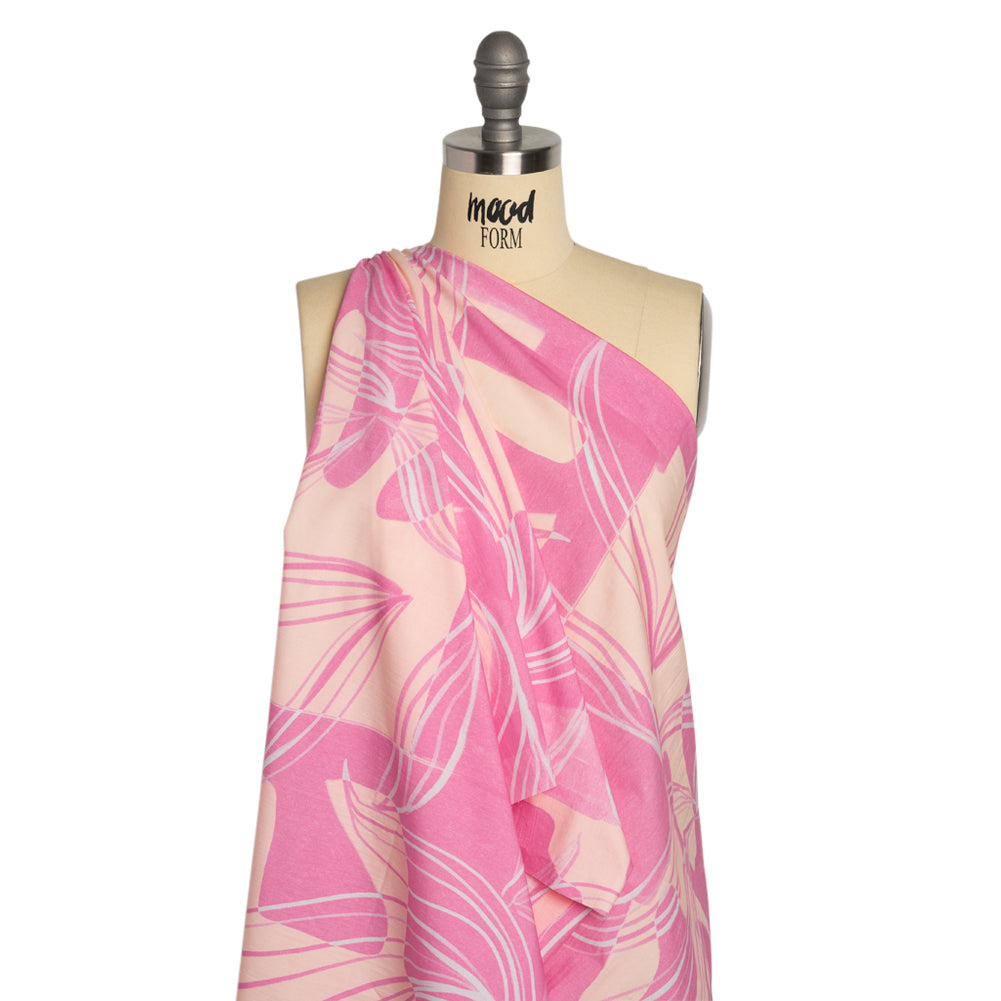 Mood Exclusive Pink Sky Circus Cotton Poplin Drape Mood Exclusive Pink Sky Circus Cotton Poplin Drape
