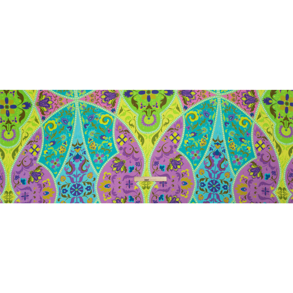 Mood Exclusive Bright Sights Metallic Dotted Crinkled Viscose Crepe Drape Mood Exclusive Bright Sights Metallic Dotted Crinkled Viscose Crepe Drape