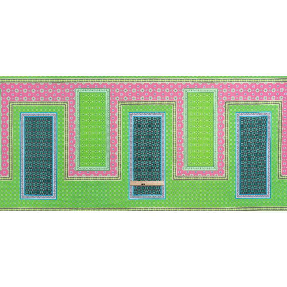 Mood Exclusive Lime Vibrant Views Stretch Sustainable Rayon Batiste Panel Drape Mood Exclusive Lime Vibrant Views Stretch Sustainable Rayon Batiste Panel Drape
