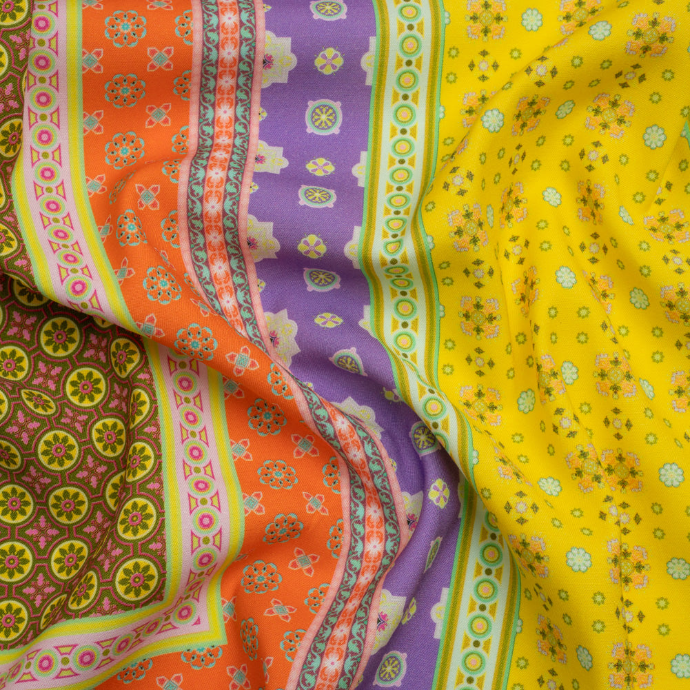 Mood Exclusive Purple Vibrant Stretch Sustainable Rayon Batiste Panel Mood Exclusive Purple Vibrant Stretch Sustainable Rayon Batiste Panel