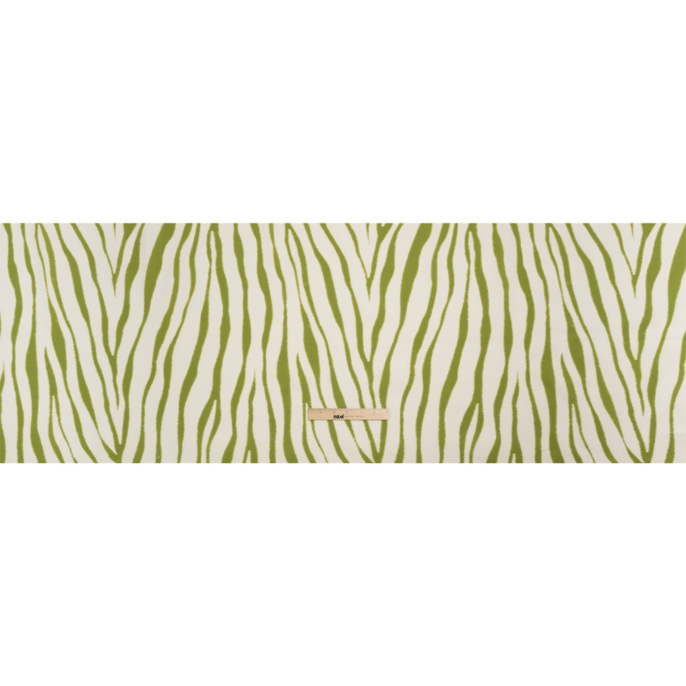 Mood Exclusive Kiwi Zebra Chic Stretch Brushed Cotton Twill Full Mood Exclusive Kiwi Zebra Chic Stretch Brushed Cotton Twill Full