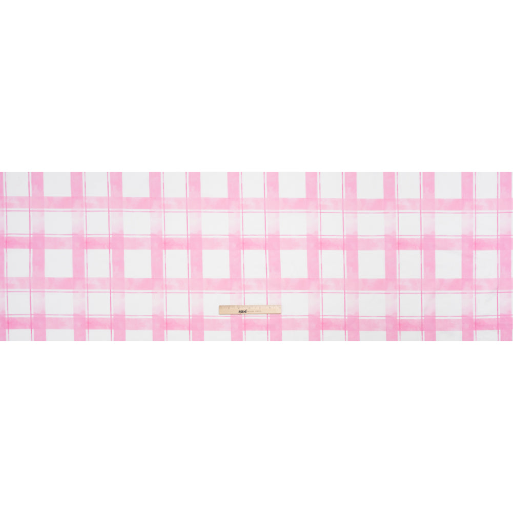 Cotton Voile Print - Pink and White Plaid - Mood Exclusive A-Tisket, A-Tasket Full Cotton Voile Print - Pink and White Plaid - Mood Exclusive A-Tisket, A-Tasket Full