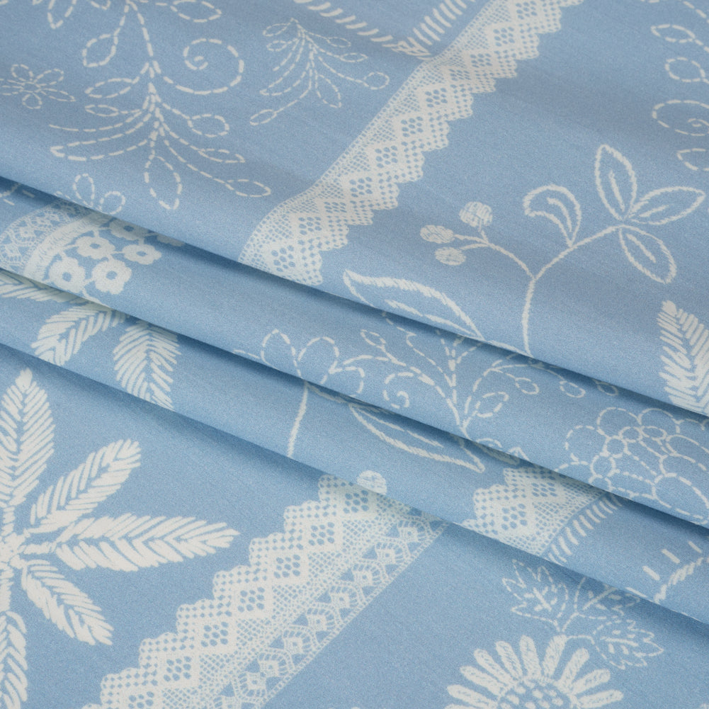 Mood Exclusive Needlepoint Skies Cotton Poplin Folded Mood Exclusive Needlepoint Skies Cotton Poplin Folded