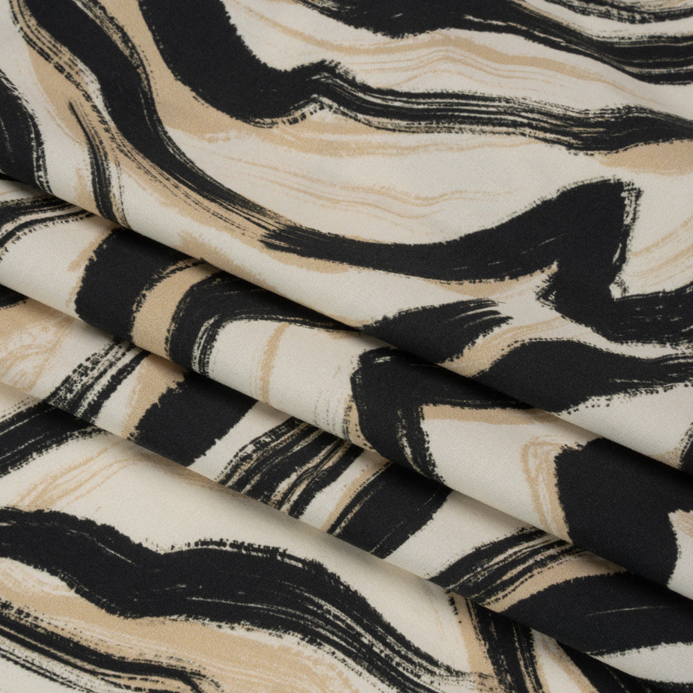 Mood Exclusive Beige Shifting Sands Stretch Cotton Poplin Folded Mood Exclusive Beige Shifting Sands Stretch Cotton Poplin Folded