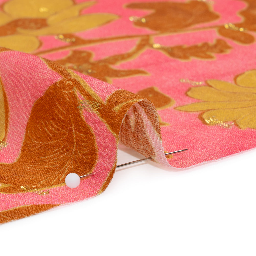 Mood Exclusive Sundown Sundae Metallic Dotted Crinkled Viscose Crepe Folded Mood Exclusive Sundown Sundae Metallic Dotted Crinkled Viscose Crepe Folded