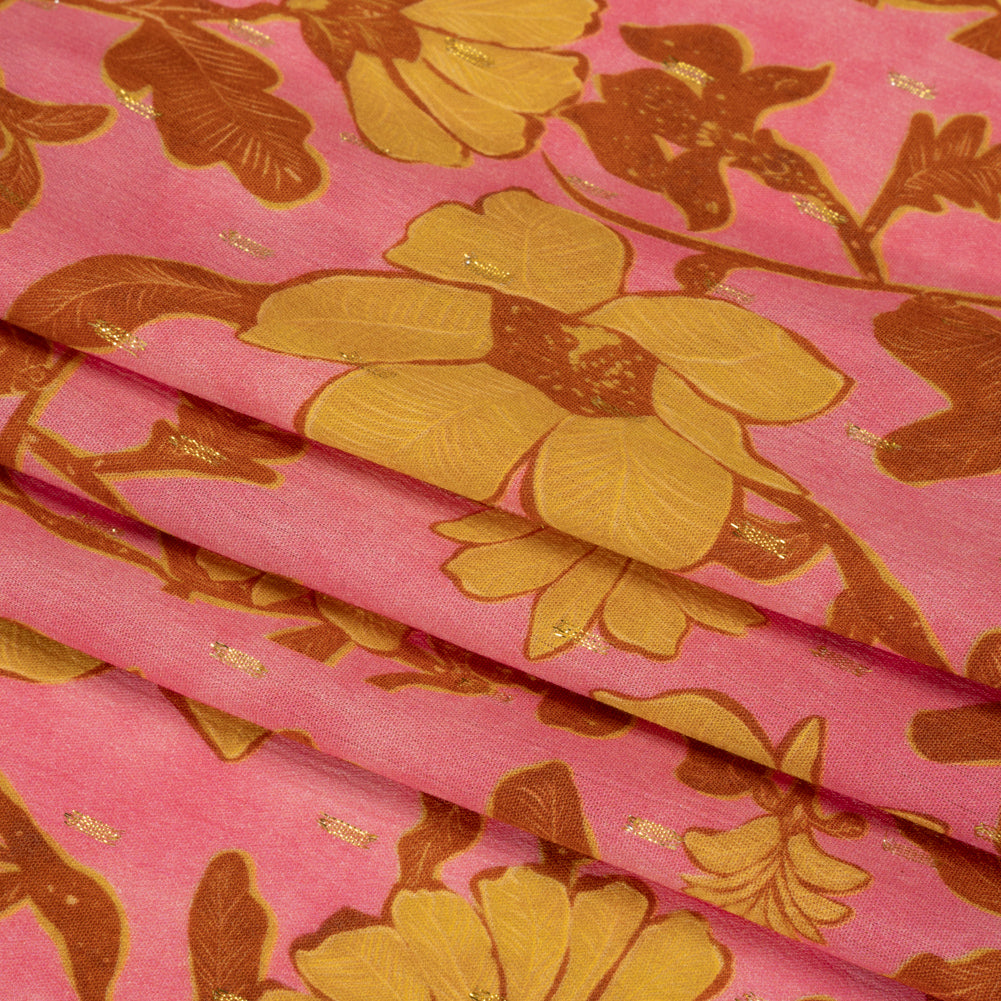 Mood Exclusive Sundown Sundae Metallic Dotted Crinkled Viscose Crepe Full Mood Exclusive Sundown Sundae Metallic Dotted Crinkled Viscose Crepe Full