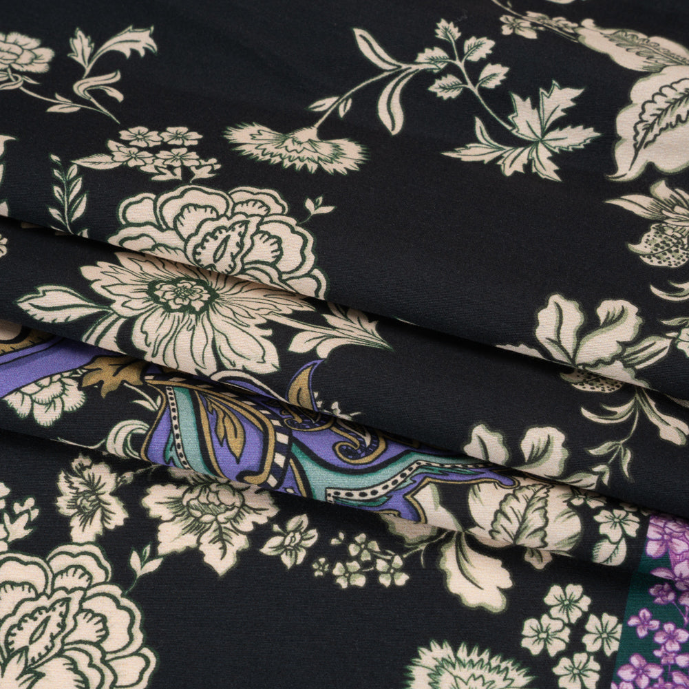 Mood Exclusive Midnight Planting Cotton Voile Panel Folded Mood Exclusive Midnight Planting Cotton Voile Panel Folded