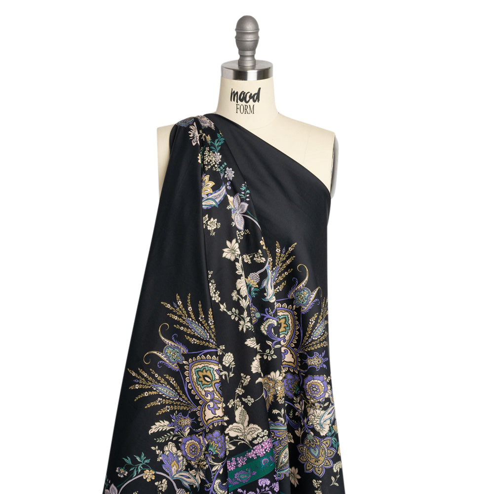 Mood Exclusive Midnight Planting Cotton Voile Panel Drape Mood Exclusive Midnight Planting Cotton Voile Panel Drape