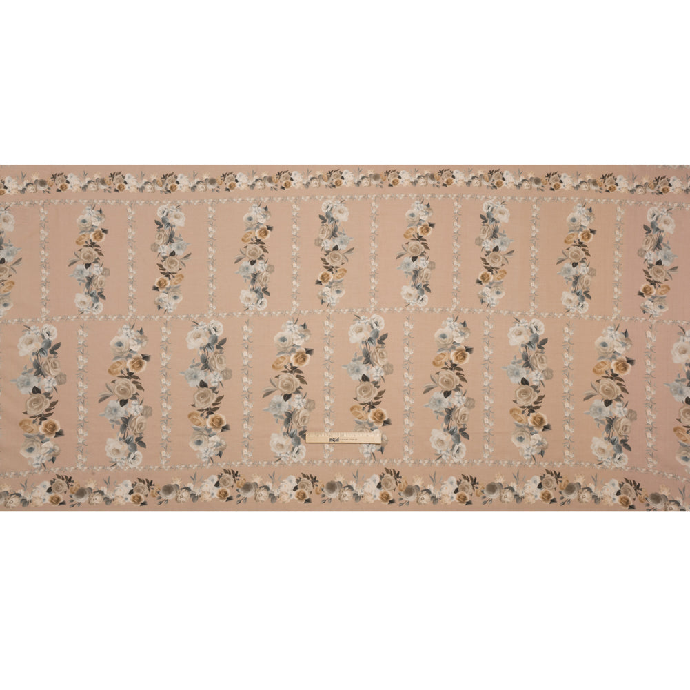 Mood Exclusive Dusty Rose Prosaic Petals Cotton Voile Panel Full Mood Exclusive Dusty Rose Prosaic Petals Cotton Voile Panel Full