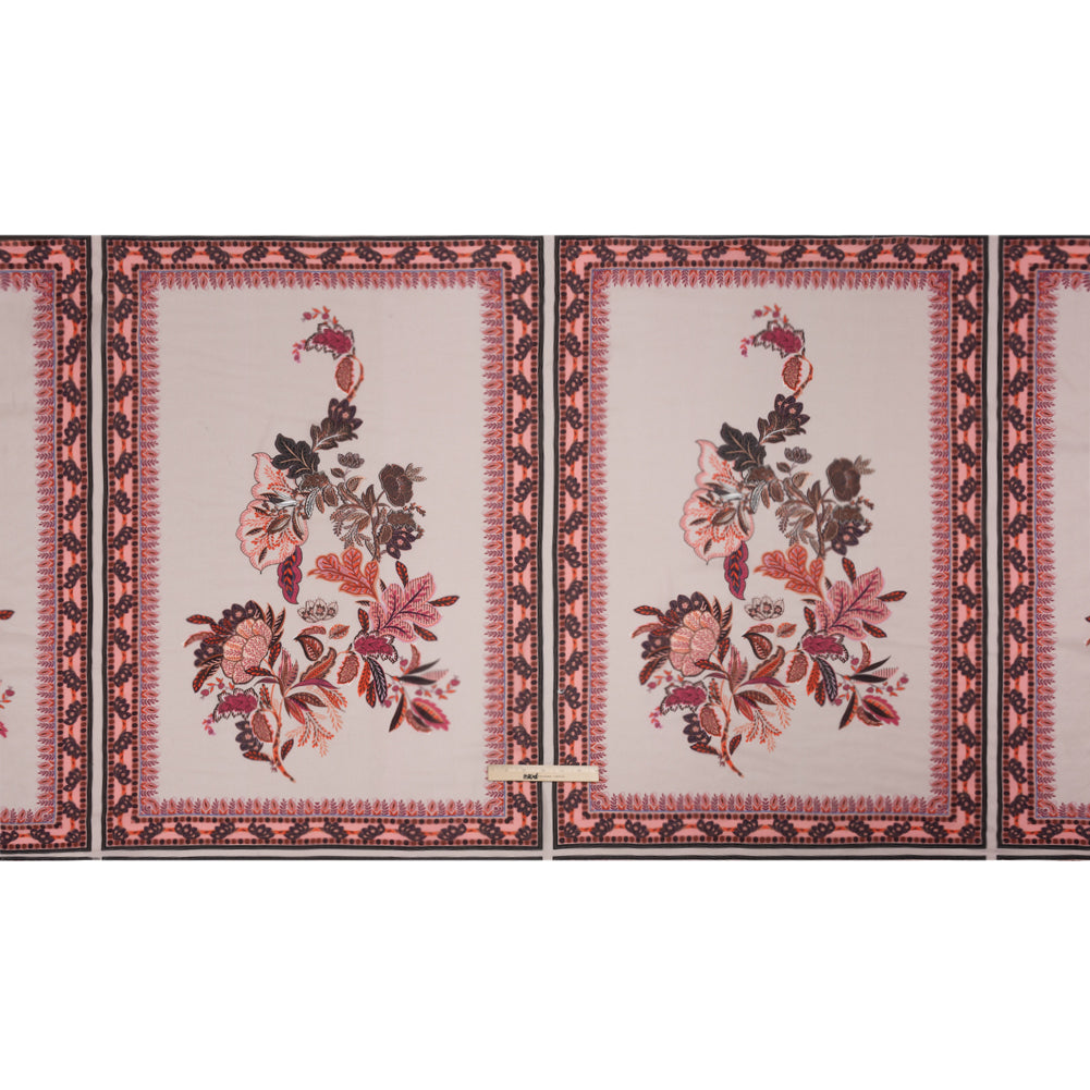 Mood Exclusive Berry Boughs Viscose Georgette Panel Drape Mood Exclusive Berry Boughs Viscose Georgette Panel Drape