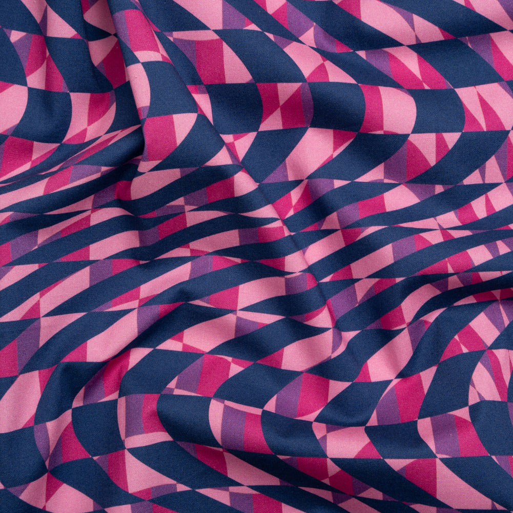 Mood Exclusive Pink Picnic Pantomime Stretch Cotton Poplin Mood Exclusive Pink Picnic Pantomime Stretch Cotton Poplin