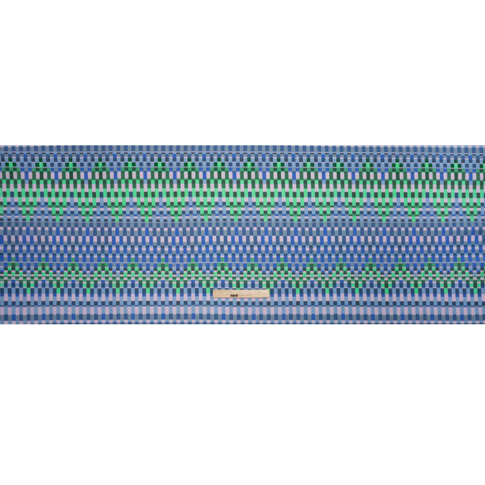 Mood Exclusive Blue Fruit Basket Fete Stretch Cotton Poplin Full Mood Exclusive Blue Fruit Basket Fete Stretch Cotton Poplin Full