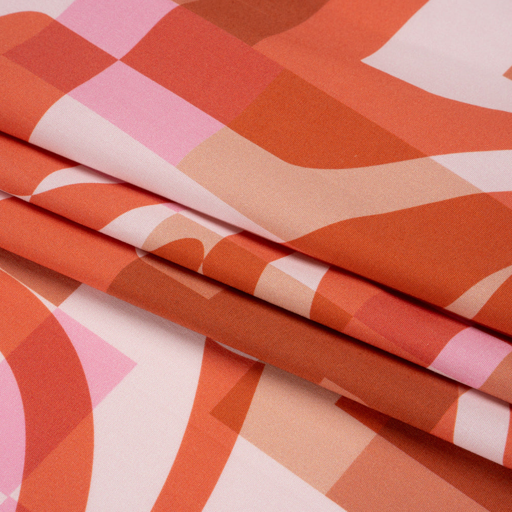 Mood Exclusive Red Game of Haze Stretch Cotton Poplin Folded Mood Exclusive Red Game of Haze Stretch Cotton Poplin Folded