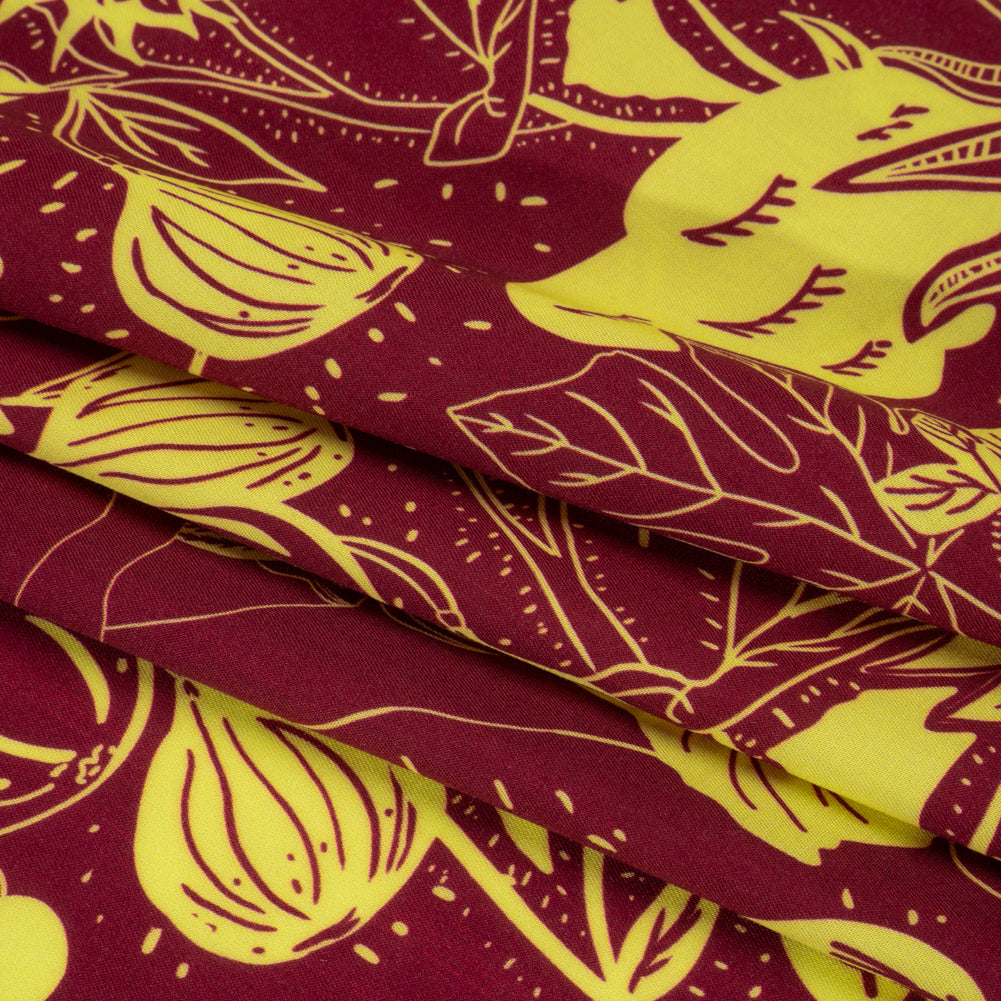 Mood Exclusive Magenta Your Solar Self Viscose Twill Folded Mood Exclusive Magenta Your Solar Self Viscose Twill Folded