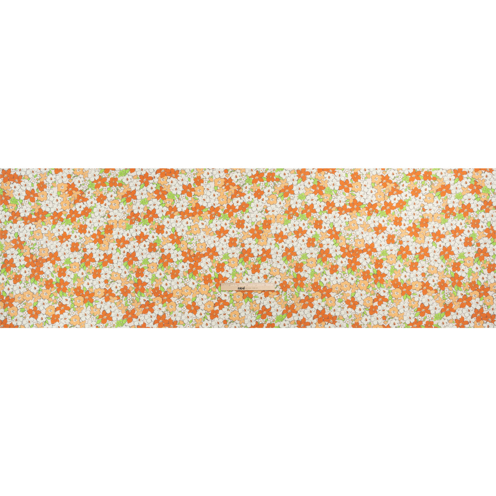 Mood Exclusive White Clementine Fields Cotton Poplin Full Mood Exclusive White Clementine Fields Cotton Poplin Full