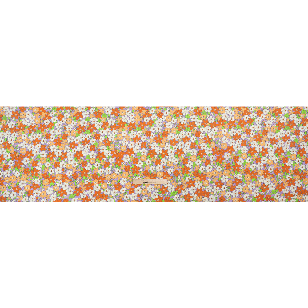Mood Exclusive Lavender Clementine Fields Cotton Poplin Full Mood Exclusive Lavender Clementine Fields Cotton Poplin Full