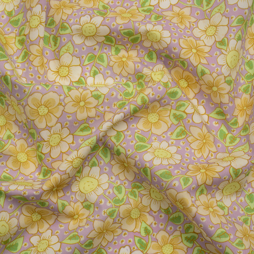 Mood Exclusive Lilac Daisy Dipper Cotton Poplin Mood Exclusive Lilac Daisy Dipper Cotton Poplin