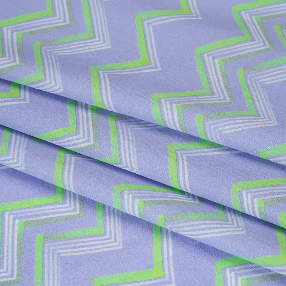 Mood Exclusive Periwinkle Pacific Peaks Cotton Voile Folded Mood Exclusive Periwinkle Pacific Peaks Cotton Voile Folded