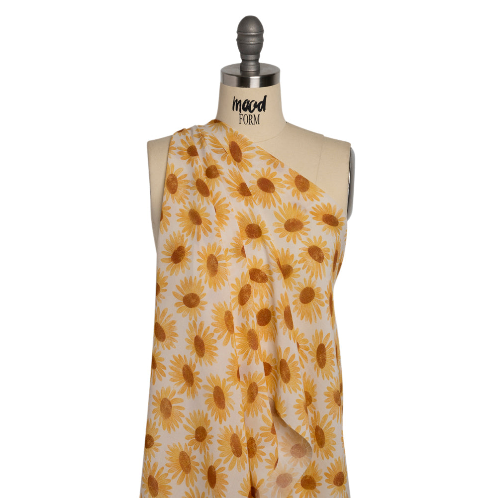 Mood Exclusive White Bit of Sun Viscose Georgette Detail Mood Exclusive White Bit of Sun Viscose Georgette Detail
