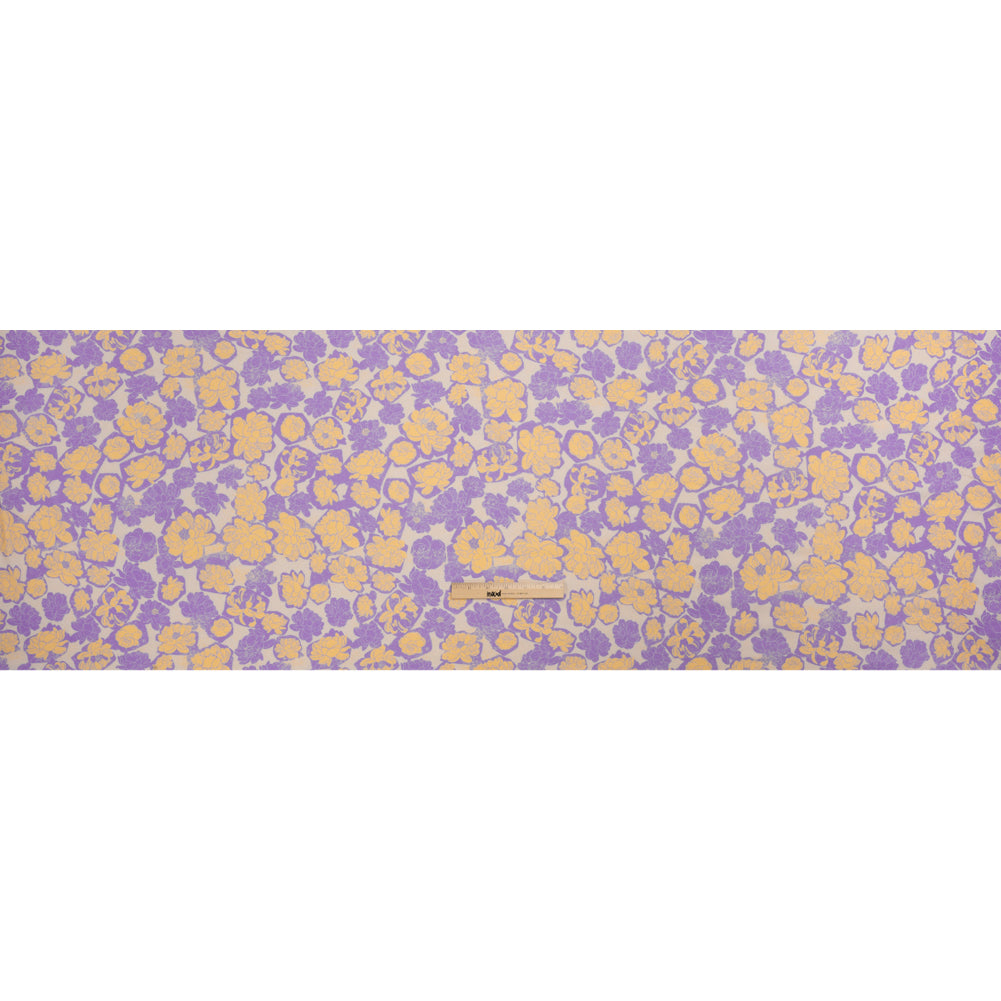 Mood Exclusive Lavender Flowering Floor Viscose Georgette Drape Mood Exclusive Lavender Flowering Floor Viscose Georgette Drape