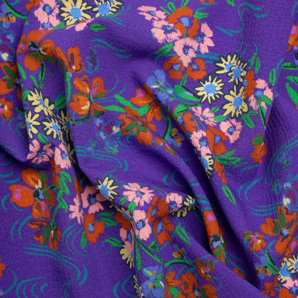 Mood Exclusive Sweets to the Sweet Stretch Polyester Seersucker Mood Exclusive Sweets to the Sweet Stretch Polyester Seersucker