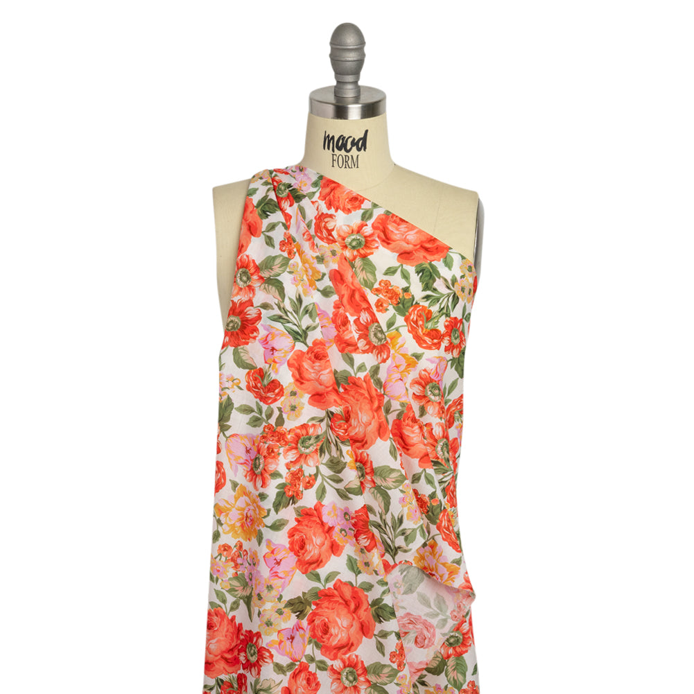 Mood Exclusive Flower Fling Cotton Voile Drape Mood Exclusive Flower Fling Cotton Voile Drape