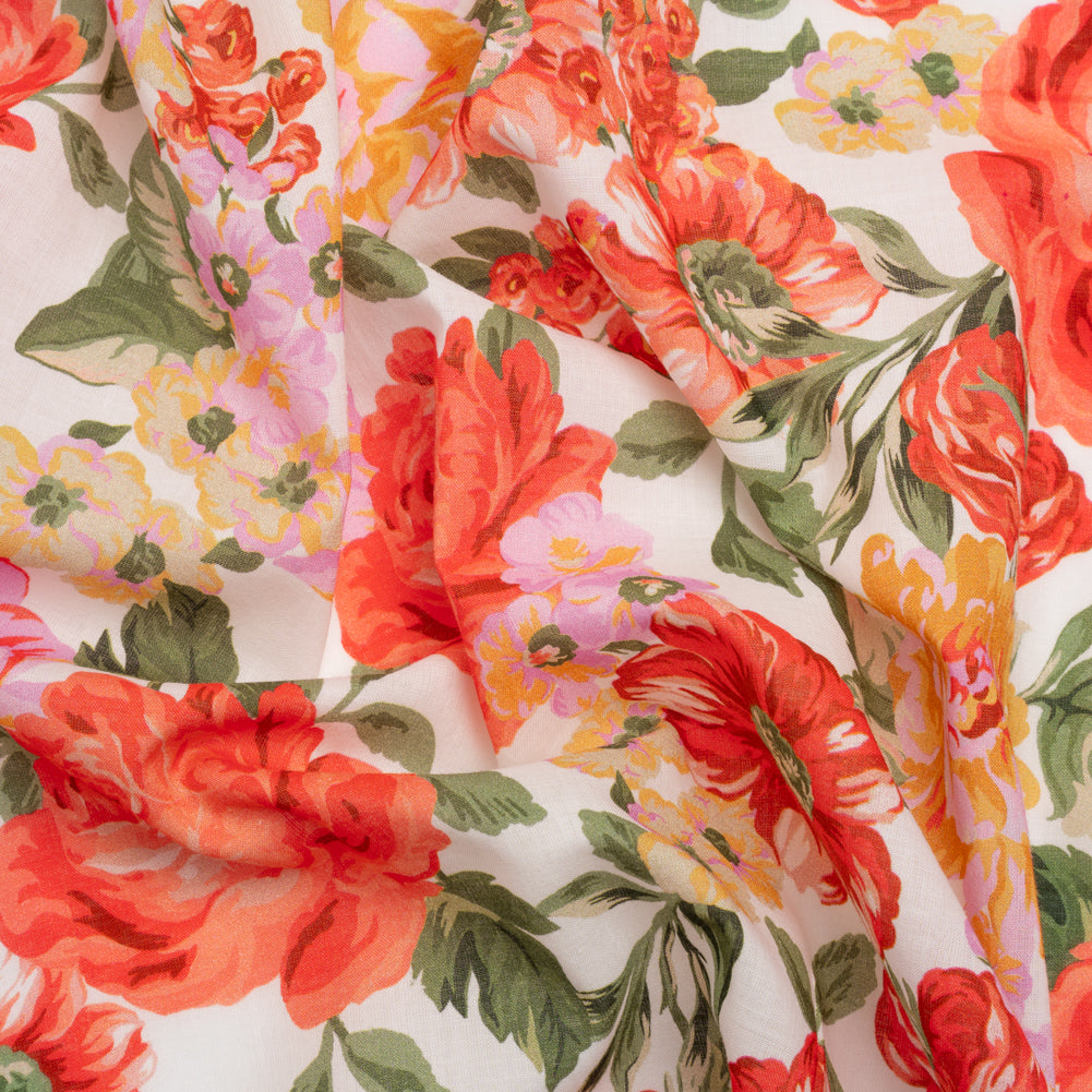 Mood Exclusive Flower Fling Cotton Voile Mood Exclusive Flower Fling Cotton Voile