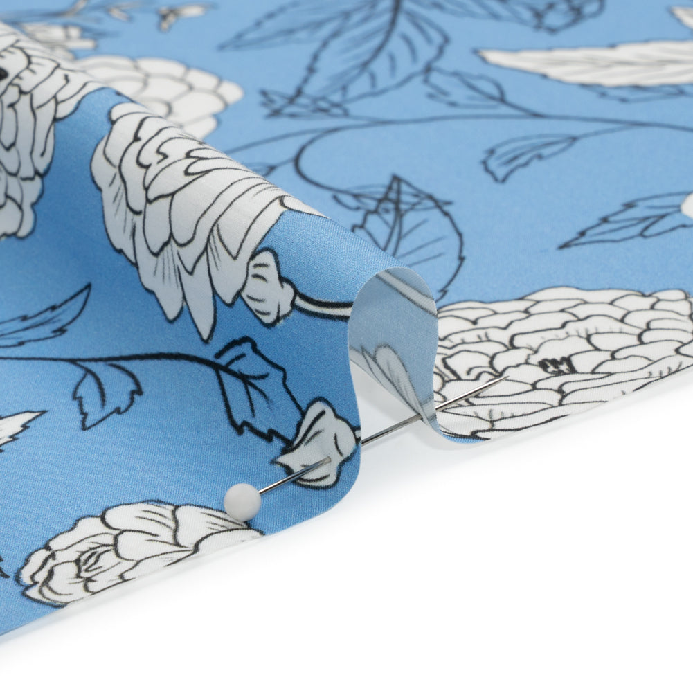 Mood Exclusive Budding Peonies Cotton Poplin Detail Mood Exclusive Budding Peonies Cotton Poplin Detail