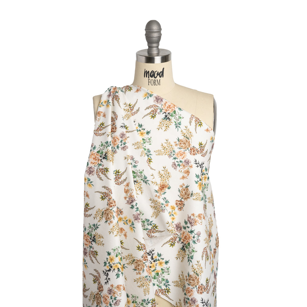 Mood Exclusive Bouquet Believer Stretch Cotton Ottoman Drape Mood Exclusive Bouquet Believer Stretch Cotton Ottoman Drape