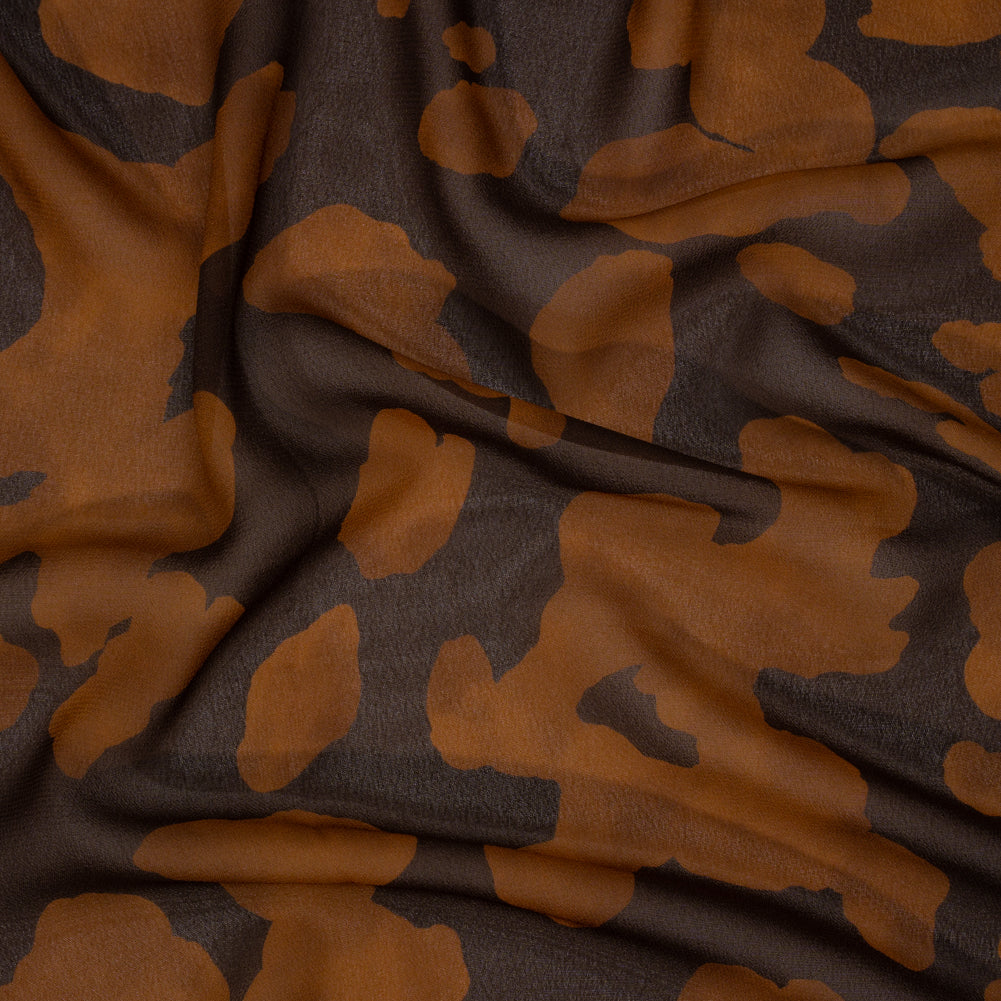 Mood Exclusive Brown Clouded Kingdom Viscose Georgette Mood Exclusive Brown Clouded Kingdom Viscose Georgette