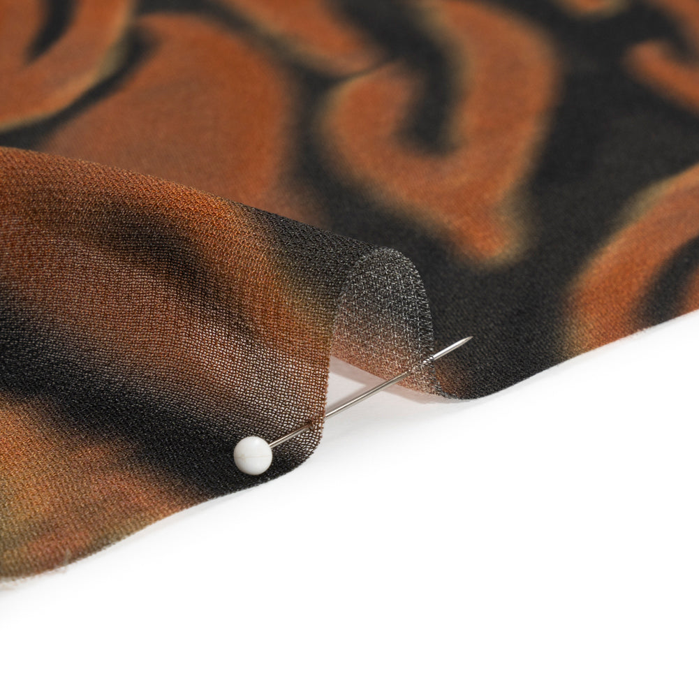 Mood Exclusive Brown Monarch Madness Viscose Georgette Folded Mood Exclusive Brown Monarch Madness Viscose Georgette Folded