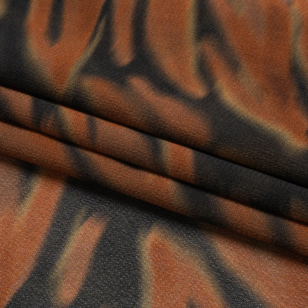 Mood Exclusive Brown Monarch Madness Viscose Georgette Full Mood Exclusive Brown Monarch Madness Viscose Georgette Full