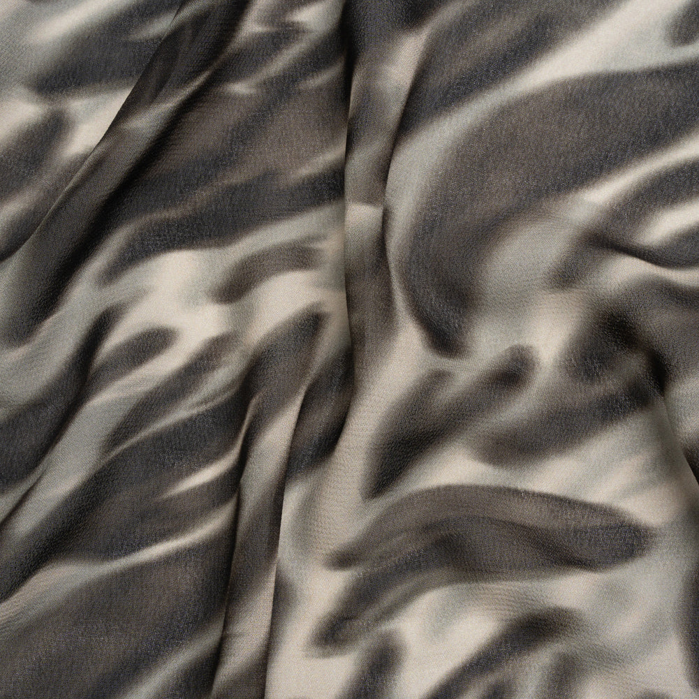 Mood Exclusive Black Monarch Madness Viscose Georgette Mood Exclusive Black Monarch Madness Viscose Georgette