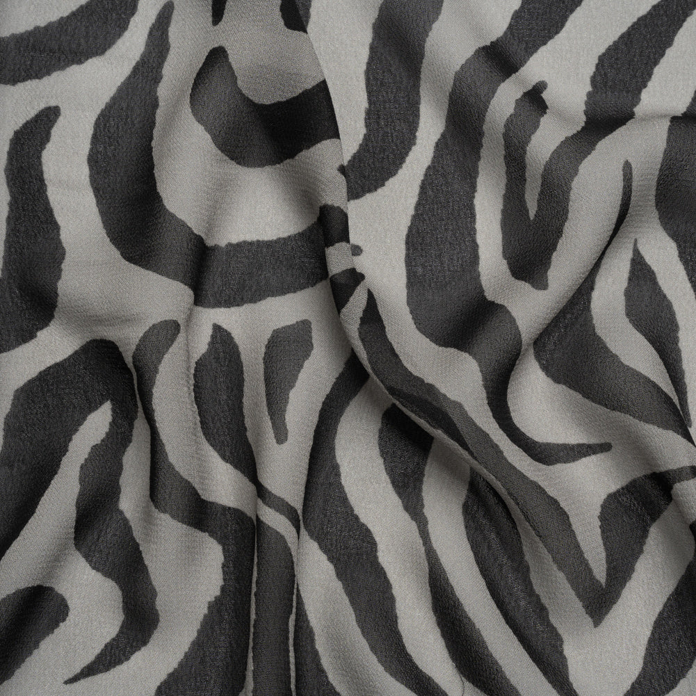 Mood Exclusive Black Nightfall in Namibia Viscose Georgette Mood Exclusive Black Nightfall in Namibia Viscose Georgette