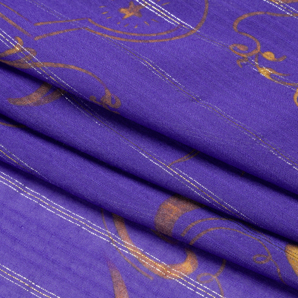 Mood Exclusive Purple Endless Diamond Sky Metallic Pinstriped Viscose Dobby Full Mood Exclusive Purple Endless Diamond Sky Metallic Pinstriped Viscose Dobby Full