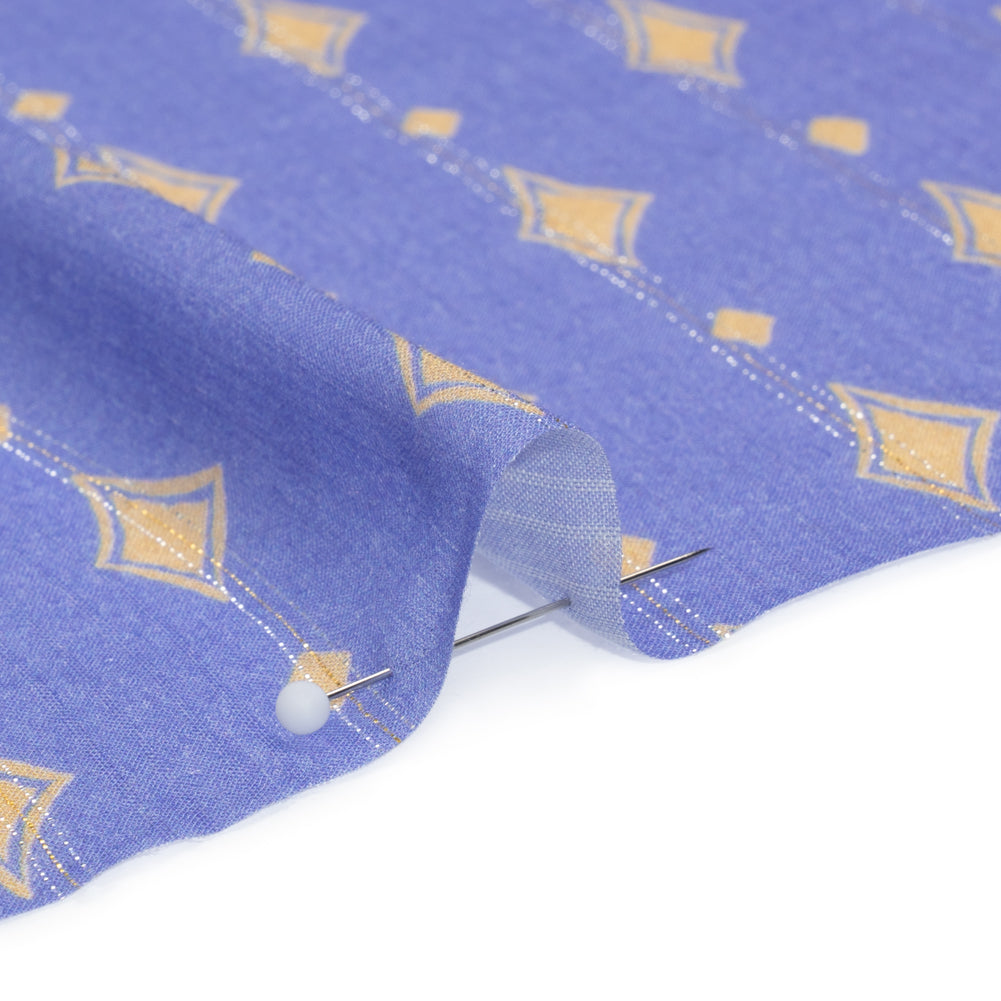 Mood Exclusive Little Star Metallic Pinstriped Viscose Dobby Folded Mood Exclusive Little Star Metallic Pinstriped Viscose Dobby Folded