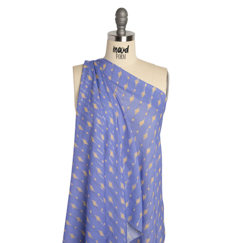 Mood Exclusive Little Star Metallic Pinstriped Viscose Dobby Detail Mood Exclusive Little Star Metallic Pinstriped Viscose Dobby Detail